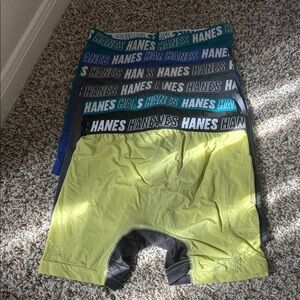 New!! —Hanes Moves Boys' Anti-Chafe Boxer Brief Underwear, Assorted, 6-large